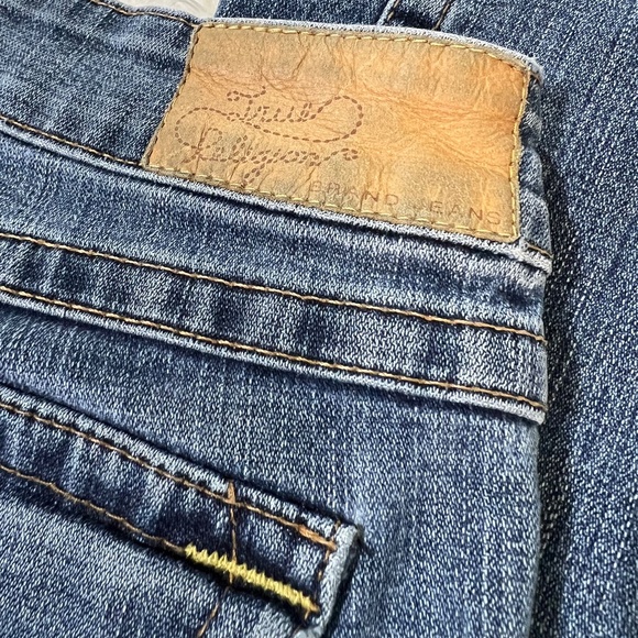Rare! EUC [True Religion] Vintage Low Rise + Flare Leg Blue Jeans | 29 Medium 8 - Picture 12 of 15